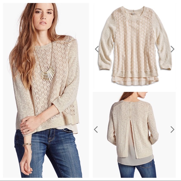 Lucky Brand Sweaters - NWT Lucky Brand layered pullover